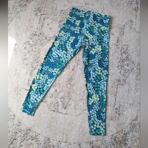 Aerie real me Xtra patterned high rise 7/8 leggings